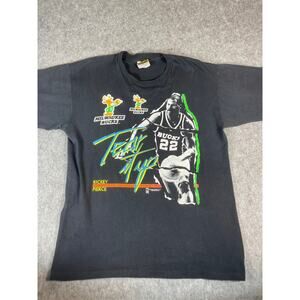 VINTAGE 90s Milwaukee Bucks Ricky Pierre Shirt Men Large Gray NBA Basketball Tee